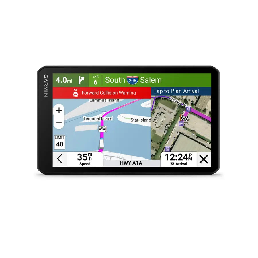 dezl OTR 725 7" Trucking GPS with Built-in Dash Cam - Black