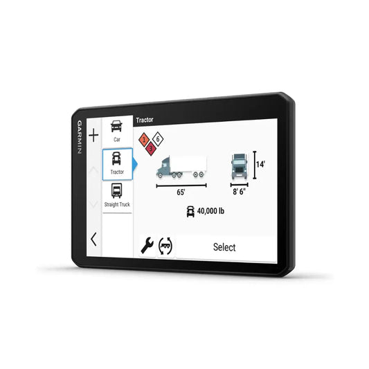 dezl OTR 725 7" Trucking GPS with Built-in Dash Cam - Black